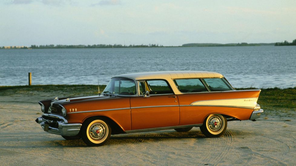 Classic Car on the Beach