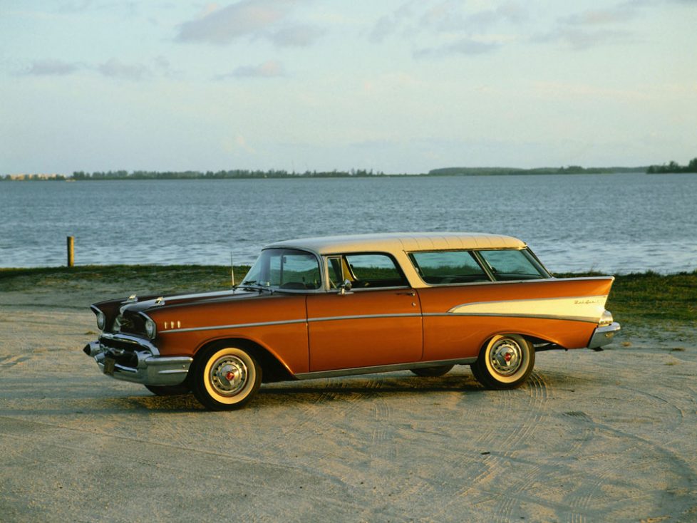 Classic Car on the Beach